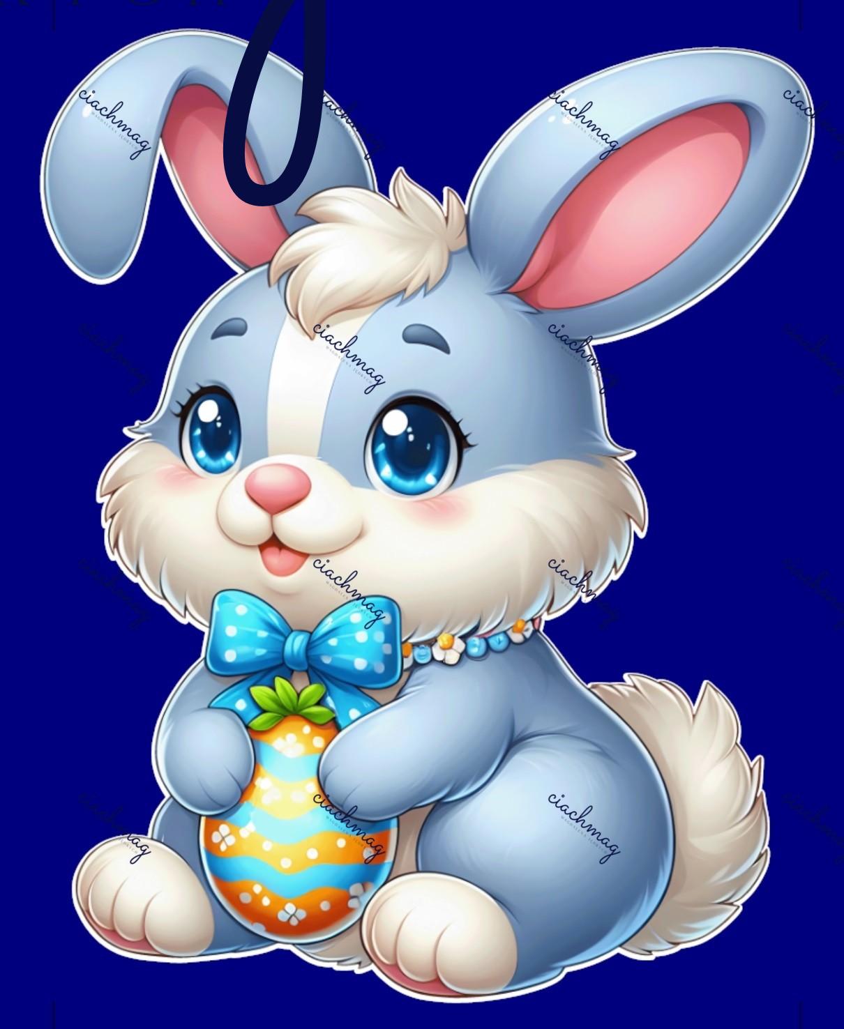 króliczek wielkanocny 3 (wydruk)