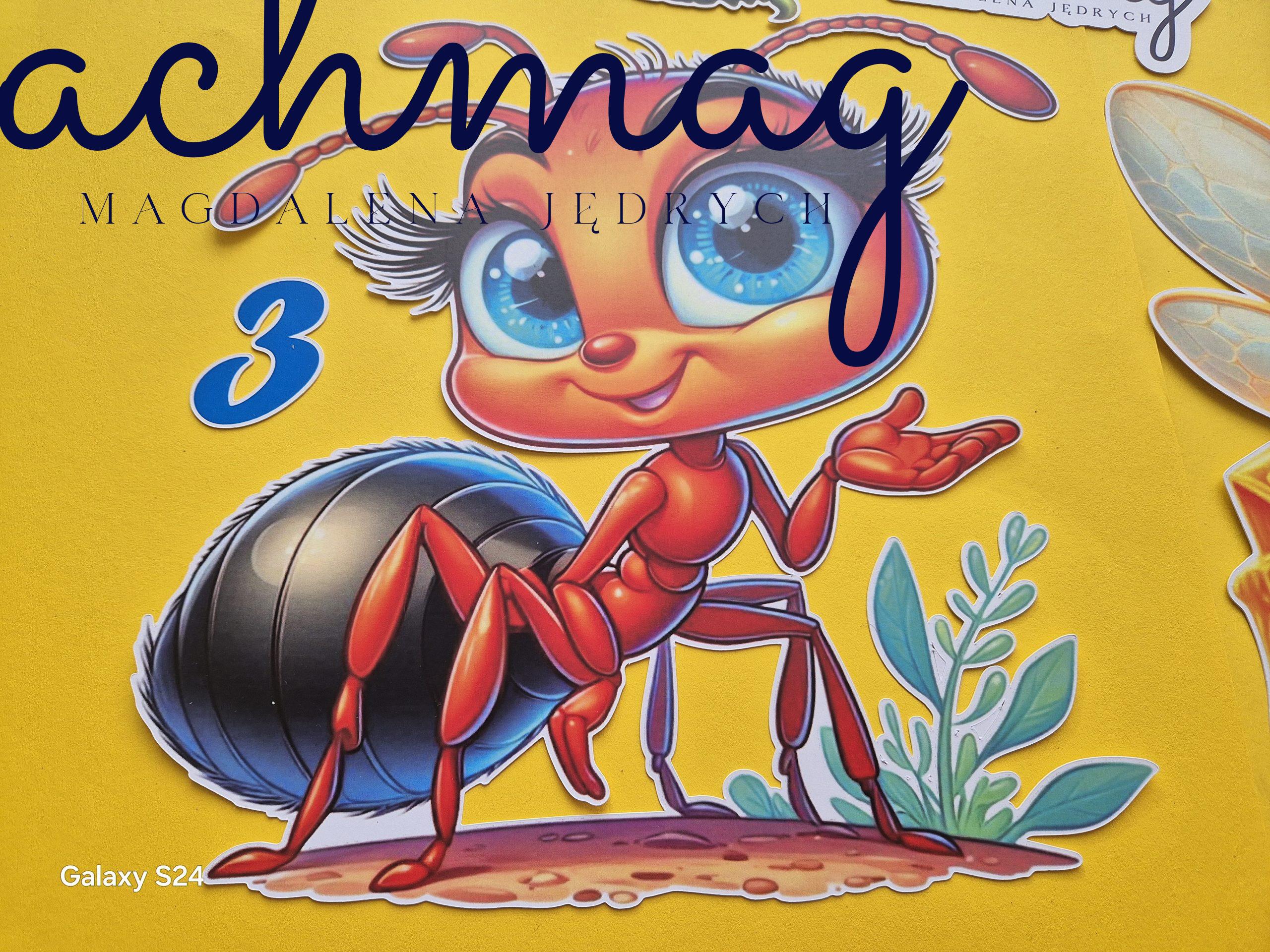 Komplet z robaczkami (druk) - obrazek 3